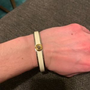 Henri Bendel Cream Clasp Bangle
